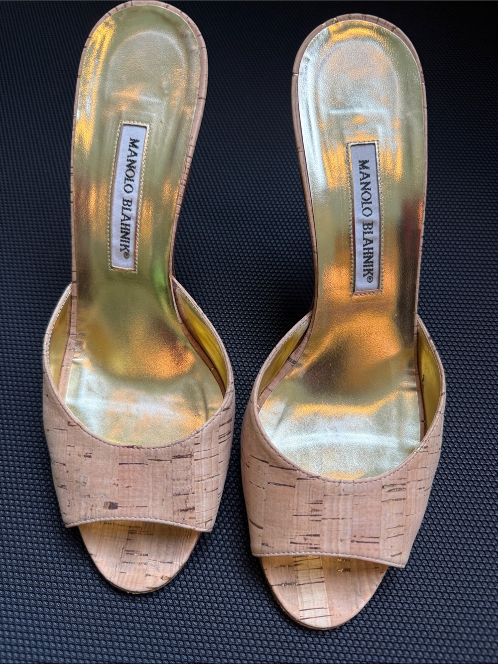 Manolo Blahnik High Heel Sandals, Size 41
